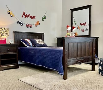 Jordan Twin Bed Weathered Espresso